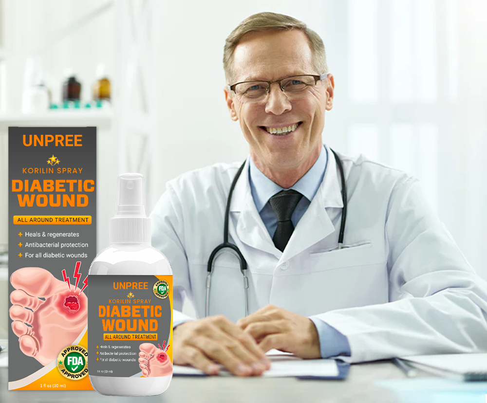 💥 2025 Limited 70% OFF ️⏳ Kolirin Diabetic Wound Spray 💥 Fix Diabetic Wounds 100% in 2 Weeks