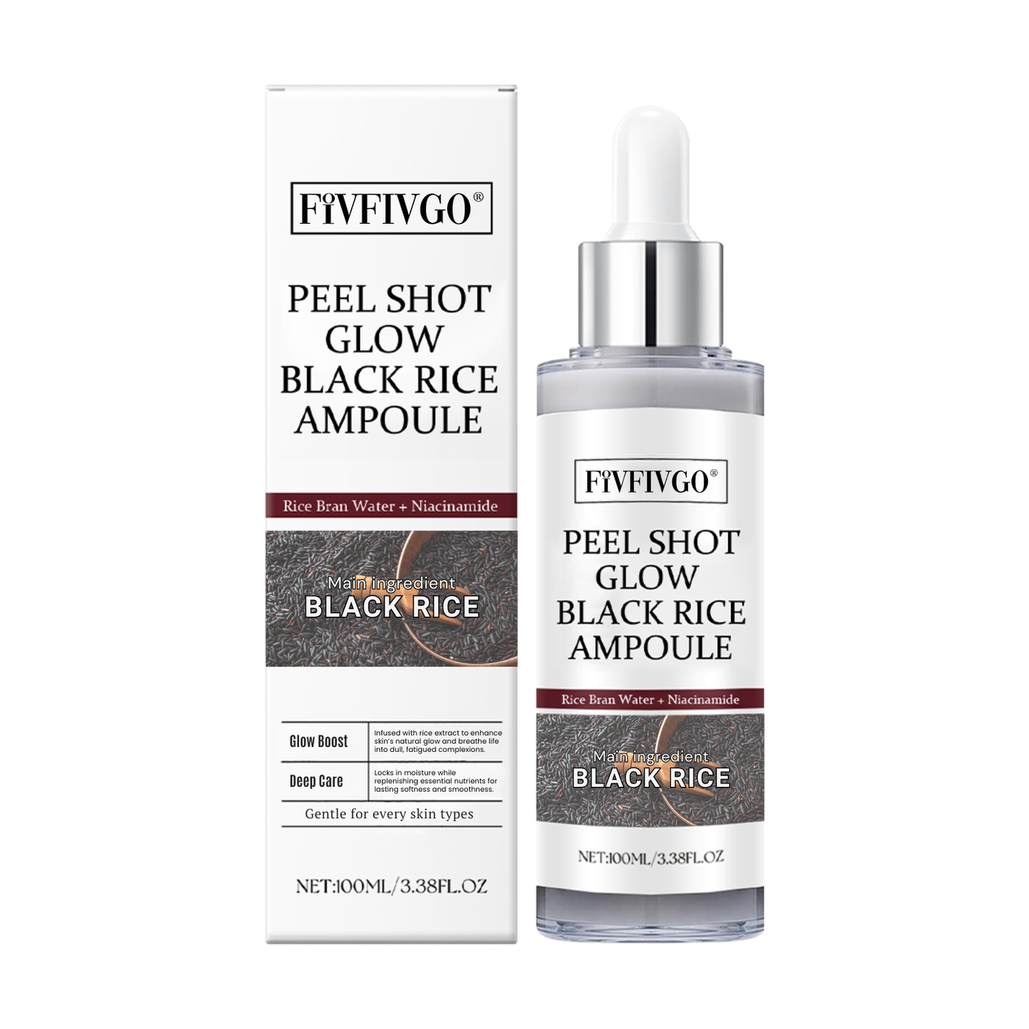 Peel Shot Glow Black Rice Ampoule
