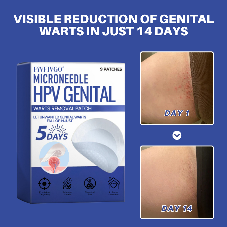 Microneedle HPV Genital Warts Removal Patch