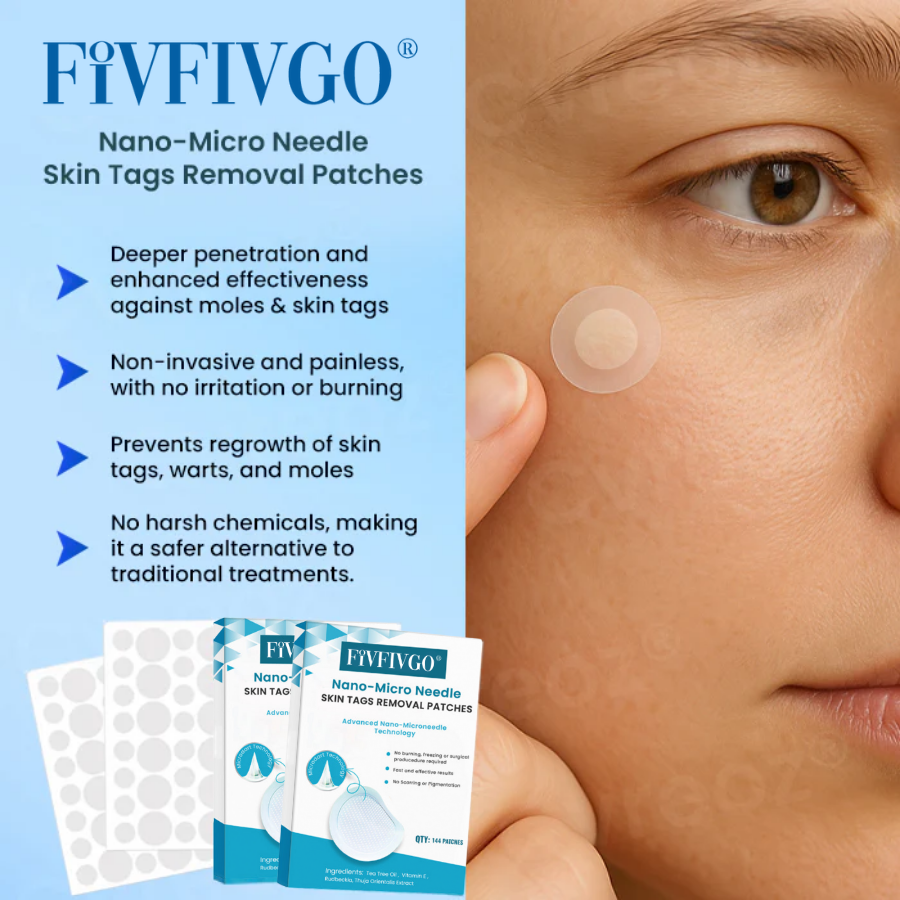 Nano-Micro Needle Skin Tags Removal Patches