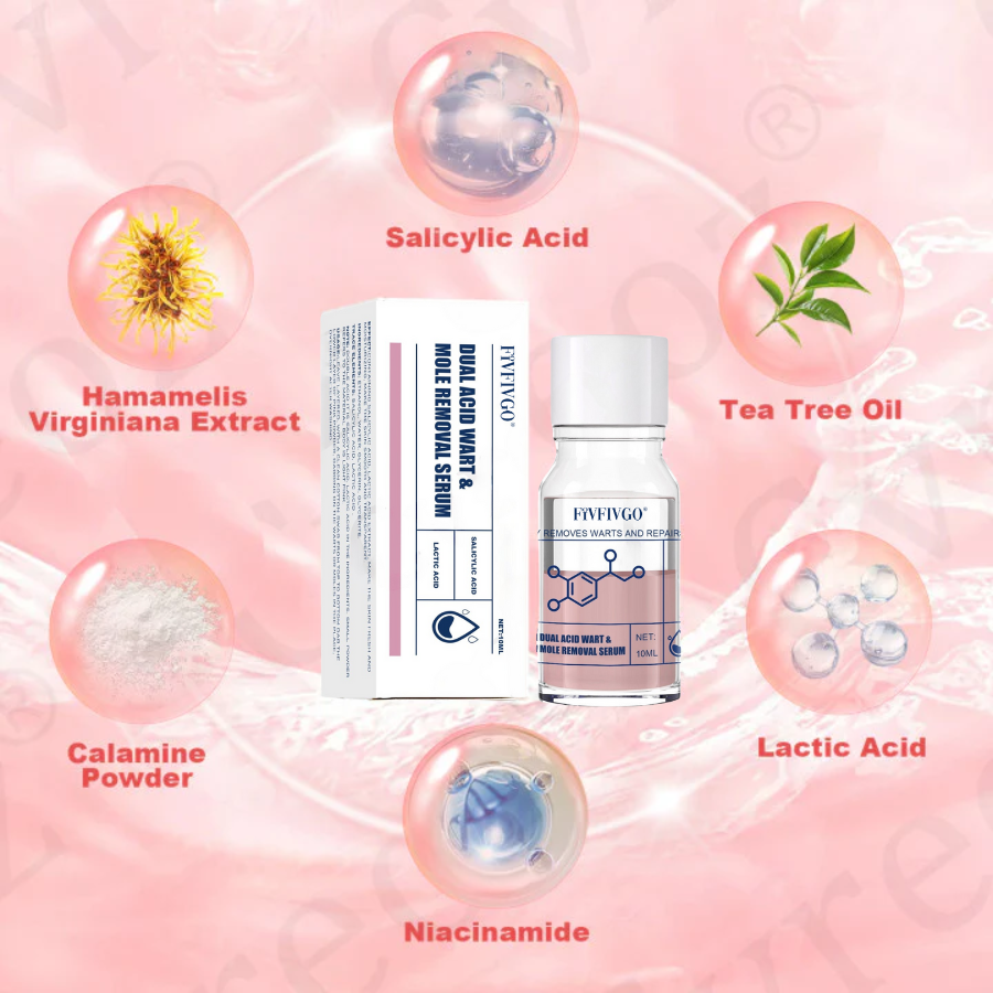 Dual Acid Wart & Mole Removal Serum