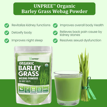 Organic Barley Grass Webag Powder For Kidney Health