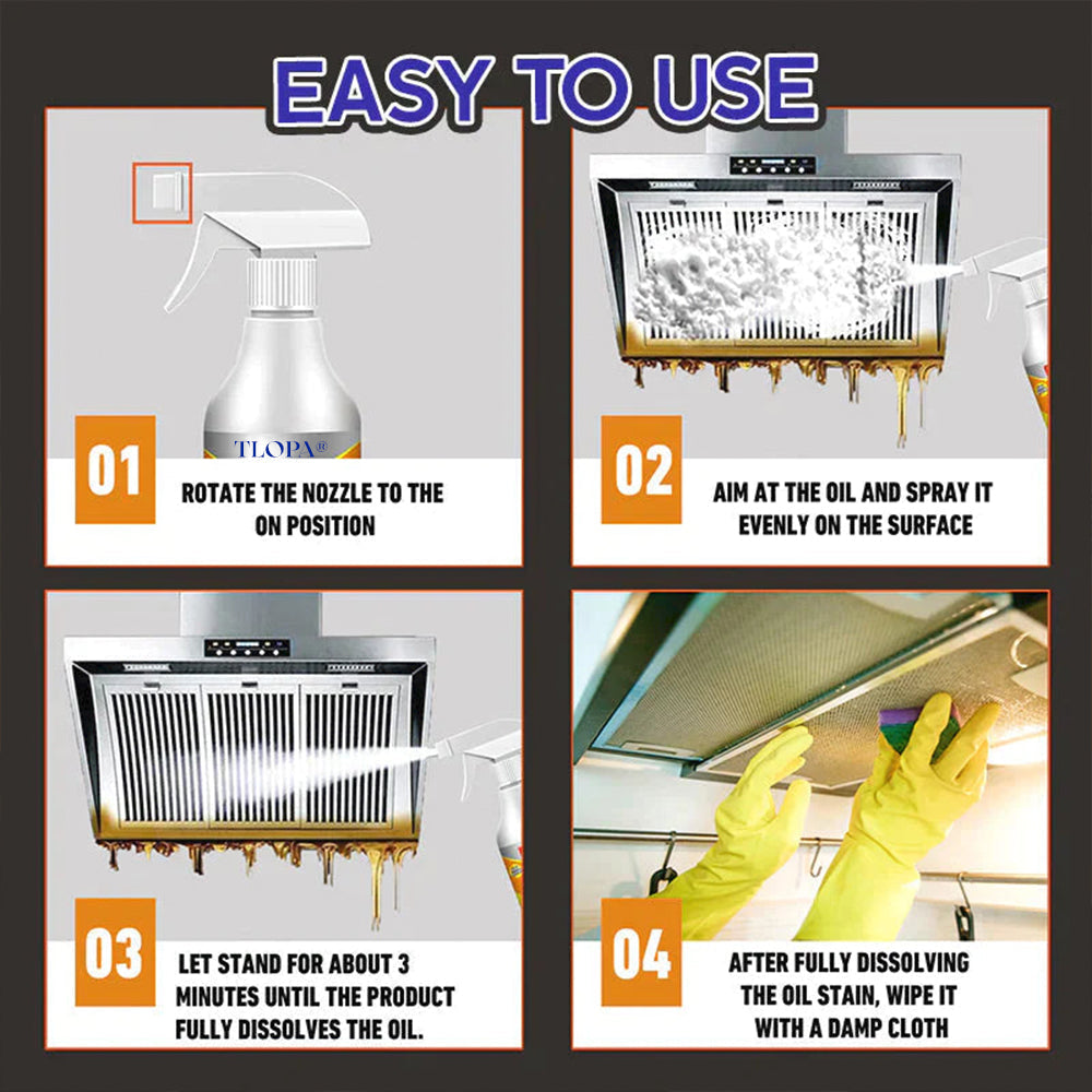 🔥 2025 Best-Selling Kitchen Hot Sale 🔥 TLOPA® Powerful Kitchen Foam Cleaner